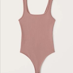 Abercrombie & Fitch 90s Seamless Ribbed Bodysuit